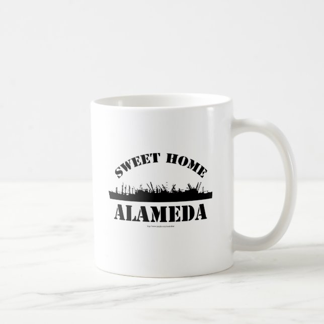 Sweet Home Alameda Funny Battleship Saying Coffee Mug (Right)