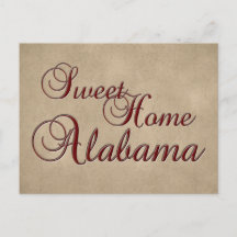 Sweet Home Carte postale Alabama