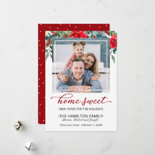 Sweet Home Christmas Moving Faire-part Photo