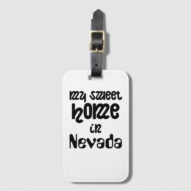 Sweet home luggage tag (Front Vertical)