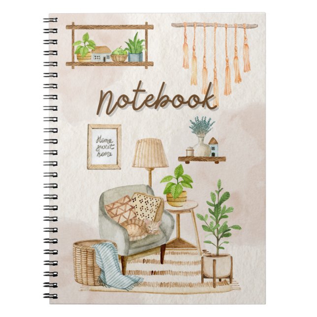 Sweet home  notebook (Front)