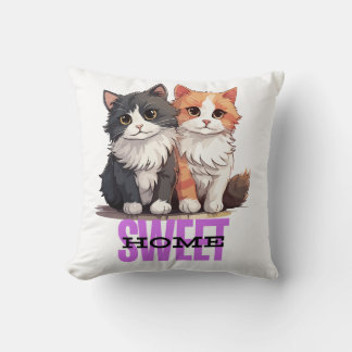 Sweet Home Throw Pillow 