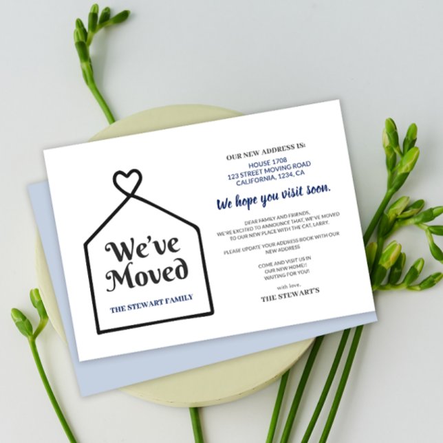 Sweet Home We've Moved New Address Announcement (Sweet Home We've Moved New Address Announcement)