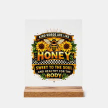 Sweet Honey | Proverbs 16:24 Acrylic Sign