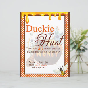 Sweet Honeybee Baby Shower Duck Hunt Game