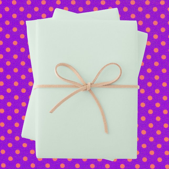 Sweet Honeydew Melon Solid Colour Wrapping Paper Sheet (Creator Uploaded)