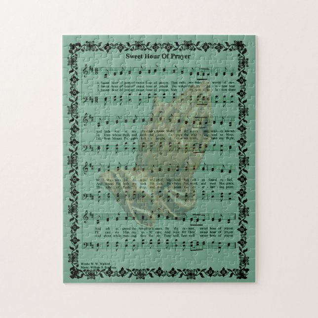 SWEET HOUR OF PRAYER  JIGSAW PUZZLE (Vertical)