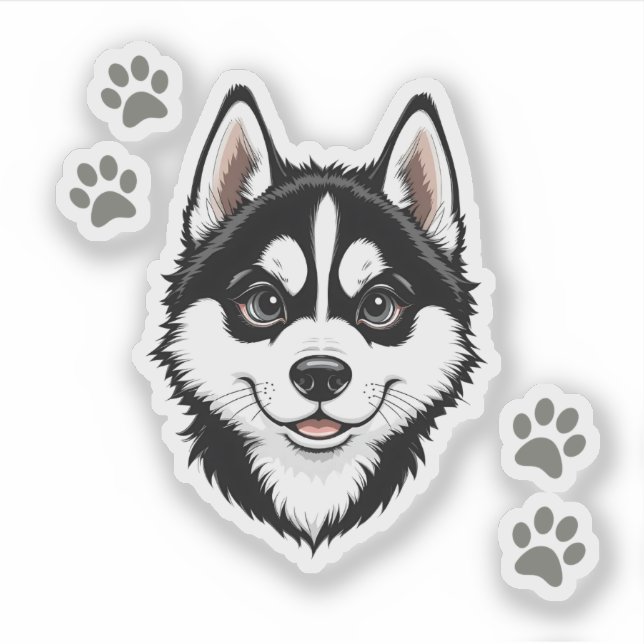 Sweet Husky Puppy Siberian (Front)