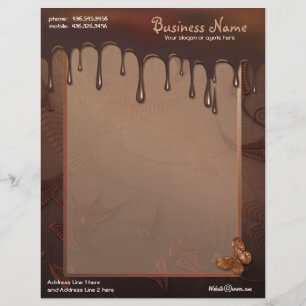 Sweet Indulgence Chocolate Letterhead