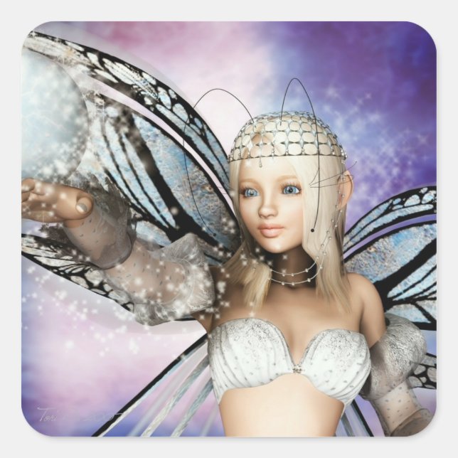 Sweet Innocence Square Sticker (Front)