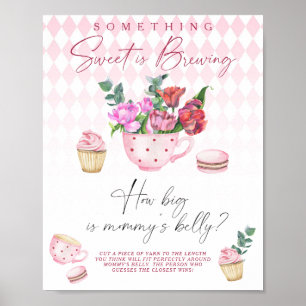 Sweet is brewing How big is mommy's belly game  Poster