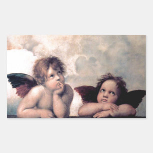 Sweet Italian Angels Renaissance Masterpiece Sticker