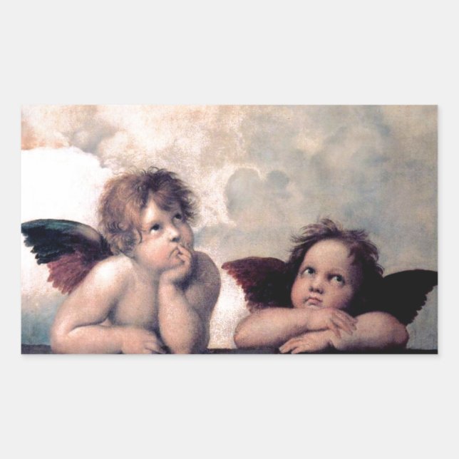 Sweet Italian Angels Renaissance Masterpiece Sticker (Front)