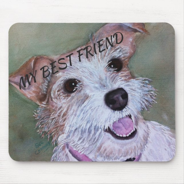 SWEET JACK RUSSELL MOUSE PAD (Front)