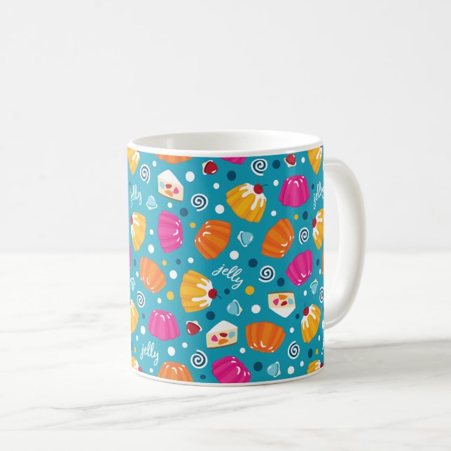 Sweet Jelly Pattern Coffee Mug (Front Right)