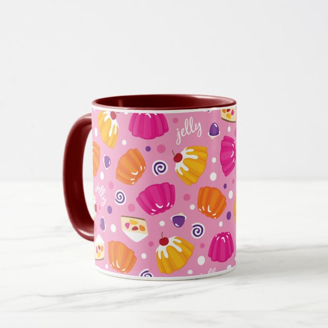 Sweet Jelly Pattern Mug (Front Left)