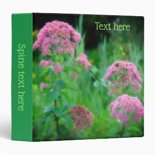 Sweet Joe Pye Weed Wildflower Personalized Binder