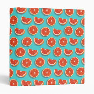 Sweet Juicy Orange Pattern Binder