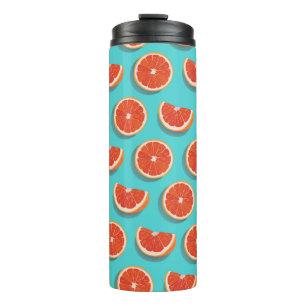 Sweet Juicy Orange Pattern Thermal Tumbler