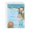 Sweet Jungle Babies Baby Shower Invitation blue