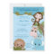Sweet Jungle Babies Baby Shower Invitation blue