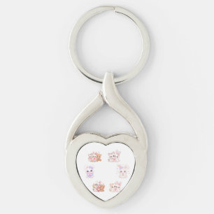 Sweet Kawaii Best Friends Keychain - 
