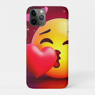 Sweet Kiss Heart Emoji iPhone 11 Pro Case