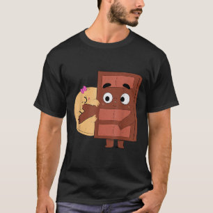 Sweet Kisses Chocolate Pancake Valentines T-Shirt