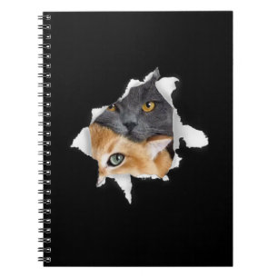 Sweet Kitten Couple   Funny Cat Lover Gift Notebook