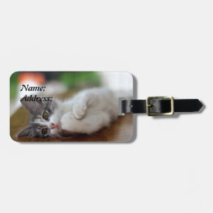 Sweet Kitten Luggage Tag