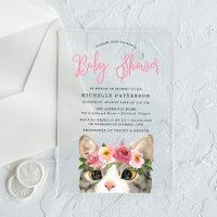 Sweet Kitty Girl Baby Shower
