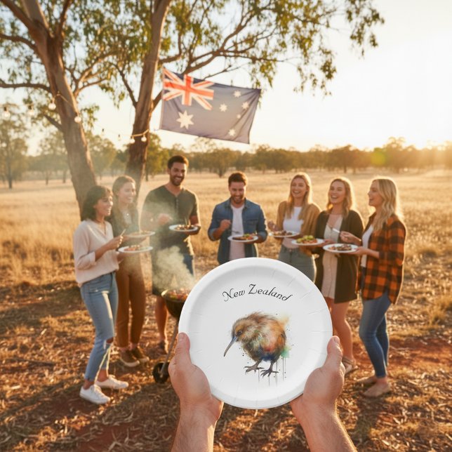 Sweet Kiwi, custom Paper Plate (Creator Uploaded)