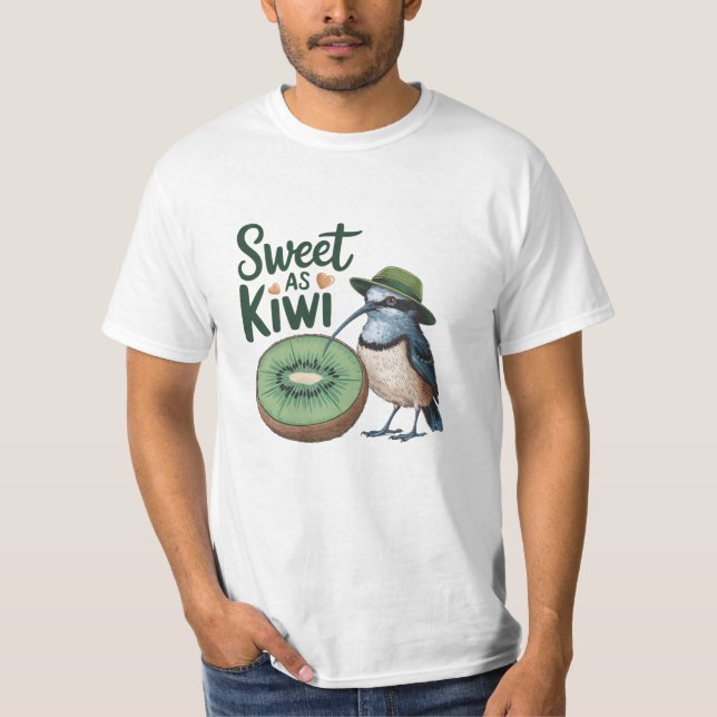 Sweet kiwi funny kiwi design T-Shirt (Front)