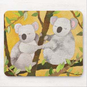 Sweet Koala Bears Mouse Pad