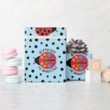  Sweet Ladybug Autism Awareness Spring Blue ASD