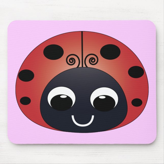 Sweet Ladybug Mousepad (Front)