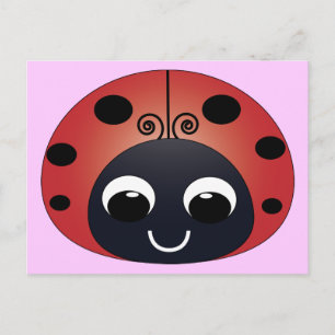 Sweet Ladybug Postcard