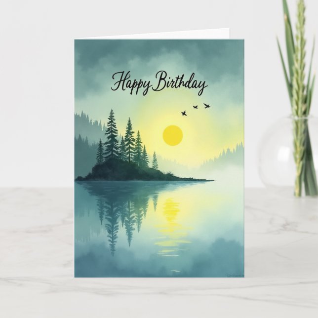 Sweet Lake Scene Card (Front)