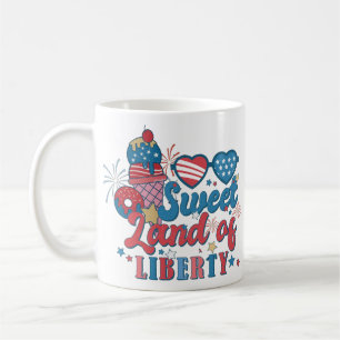 SWEET LAND OF LIBERTY patriotic Coffee Mug
