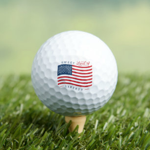 Sweet Land of Liberty Patriotic Golf Balls