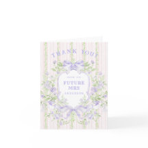 Sweet Lavender Floral Bridal Shower Crest