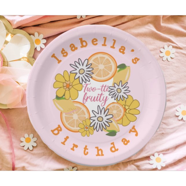 Sweet Lemon Two-tti Fruity Paper Plate (Creator Uploaded)