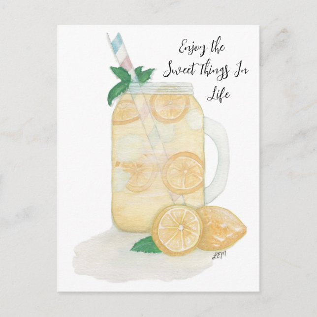 Sweet Lemonade Postcard (Front)