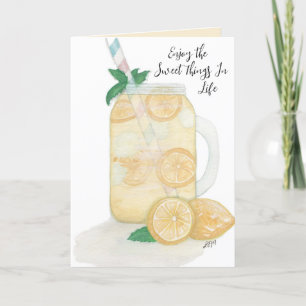 Sweet Lemonade Thank You Card