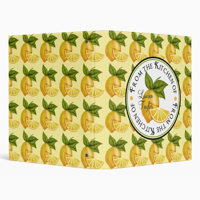 Sweet Lemons Recipe Binder (Background)