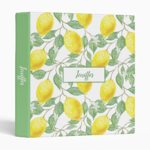 Sweet lemons yellow summer.                      binder