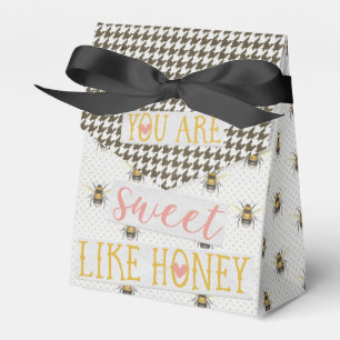 Sweet Like Honey Bees - Black & White Favour Boxes