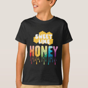 Sweet Like Honey - Cute Colourful Sticker T-Shirt