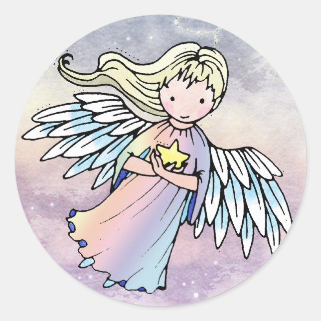 Sweet Little Angel Stickers (Front)