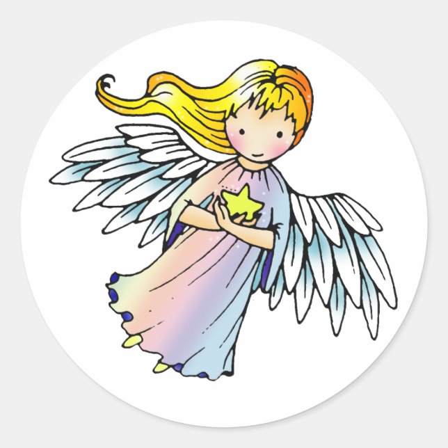 Sweet Little Angel Stickers (Front)